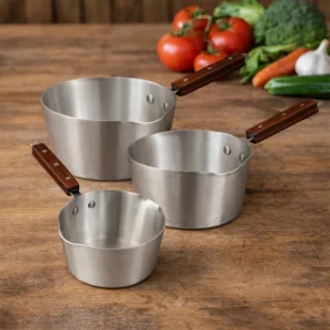 Silver Steel Milk Pan
